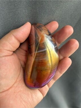 Aura Sardonyx Large statement palm stone